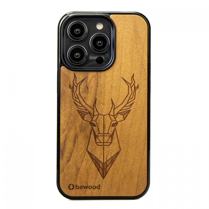 Bewood - Bewood iPhone 15 Pro Mobilskal Deer Imbuia