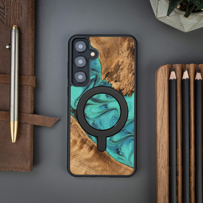 Bewood - Bewood Galaxy S24 Plus Mobilskal MagSafe Unique Turquoise