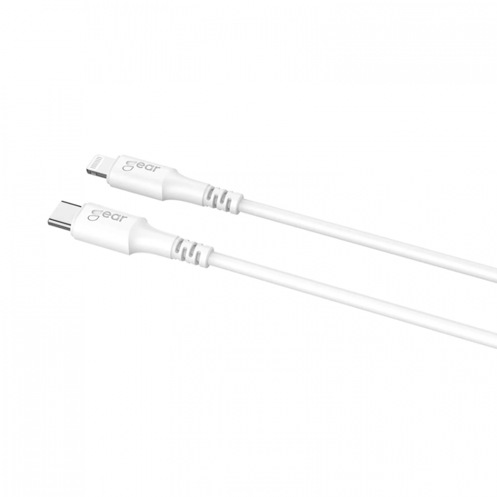 GEAR - GEAR LaddUSB-C till Lightning kabel 2m Vit MFI C94