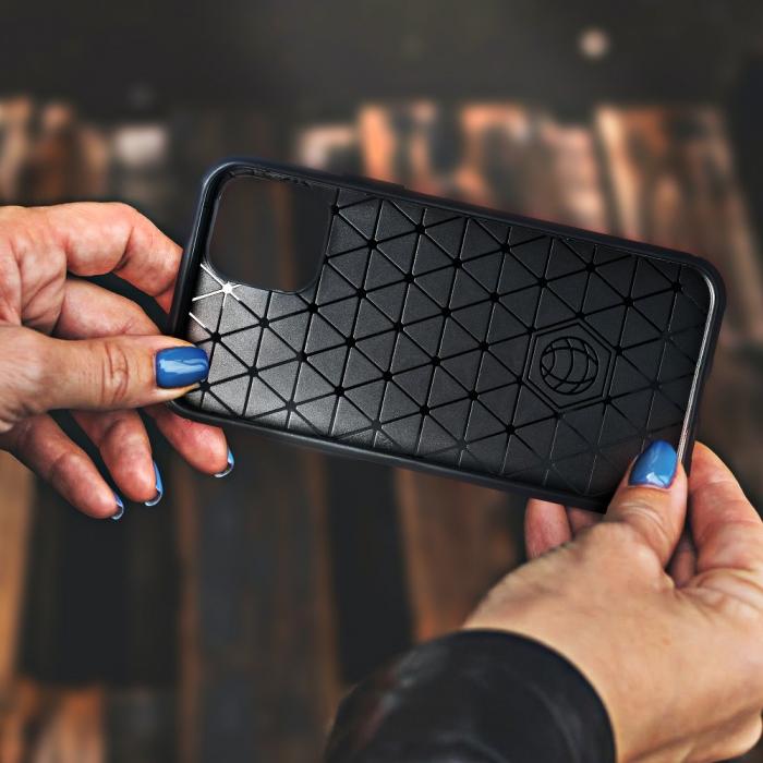 OEM - CARBON skal till XIAOMI Redmi 9T / Poco M3 Svart