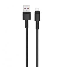 XO - XO USB Till USB-C 1m Kabel 5A NB-Q166 - Svart