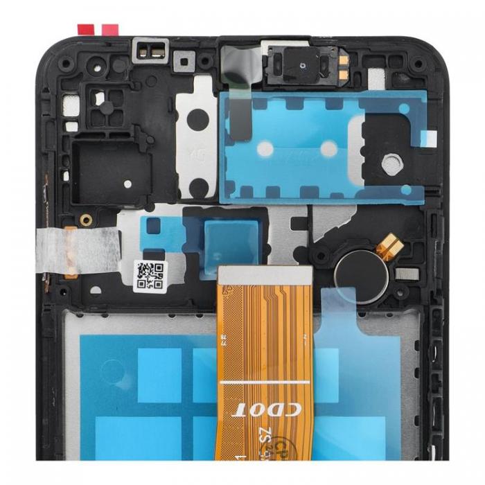 SpareParts - Samsung A12 Skrm med LCD-display A125 OEM Ram med Komponenter