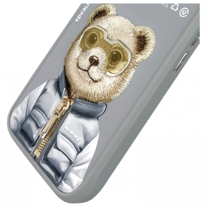 NIMMY - Nimmy iPhone 16 Mobilskal Cool & Cute 2.0 Bear - Gr