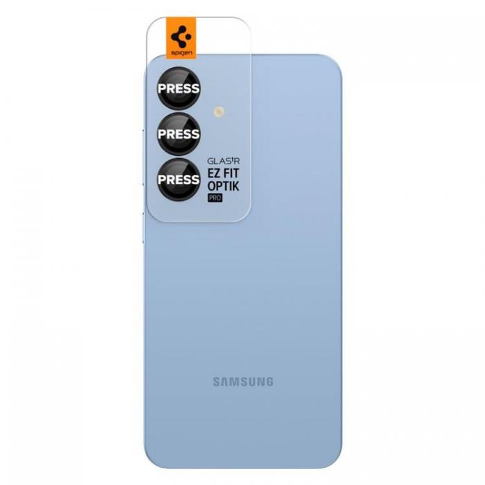 Spigen - [2-Pack] Spigen Galaxy S25 Kameralinsskydd Hrdat glas EZ Fit