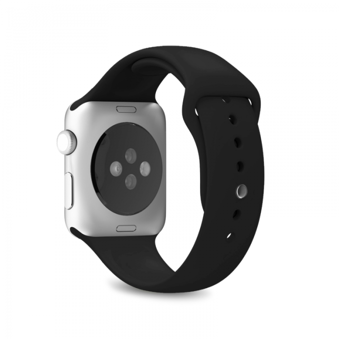 Puro - Puro Apple Watch 42/44/45/49 mm Armband Silikon - Svart