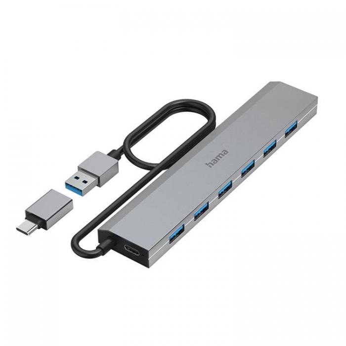 Ugreen - Hama USB HUB 7-Port - Gr