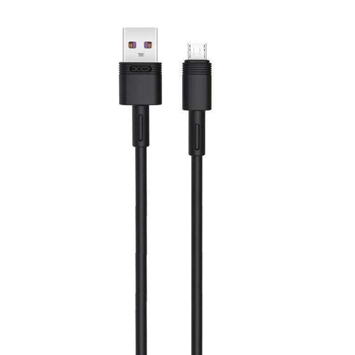 XO - XO USB Till MicroUSB 1m Kabel 5A NB-Q166 - Svart