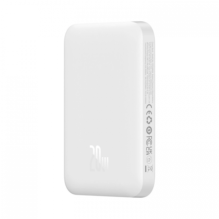 BASEUS - Baseus Magsafe Mini Magnetic Powerbank 6000mAh 20W - Vit