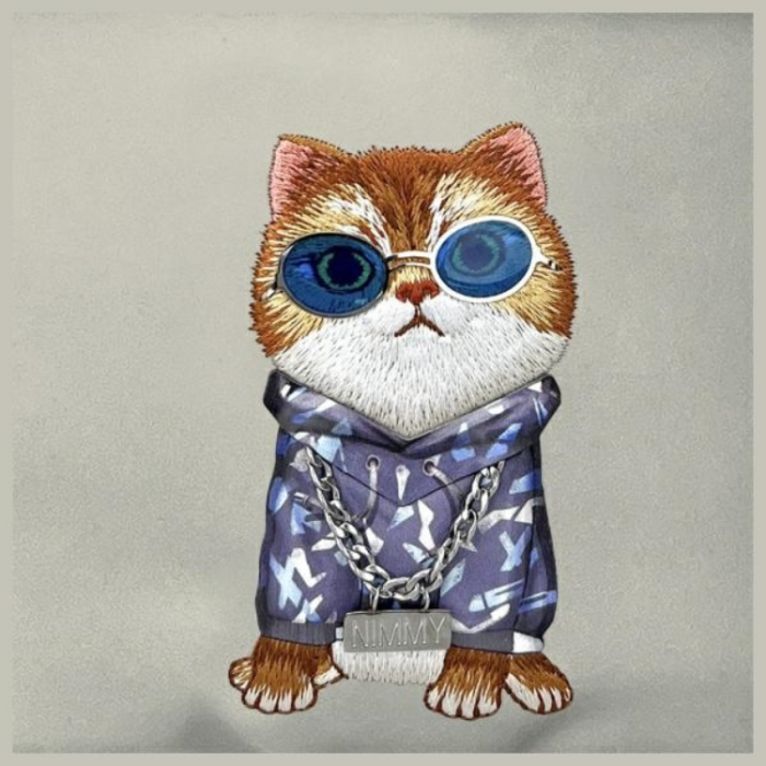 NIMMY - Nimmy Axelvska Crossbody Glasses Cool Cat - Gr