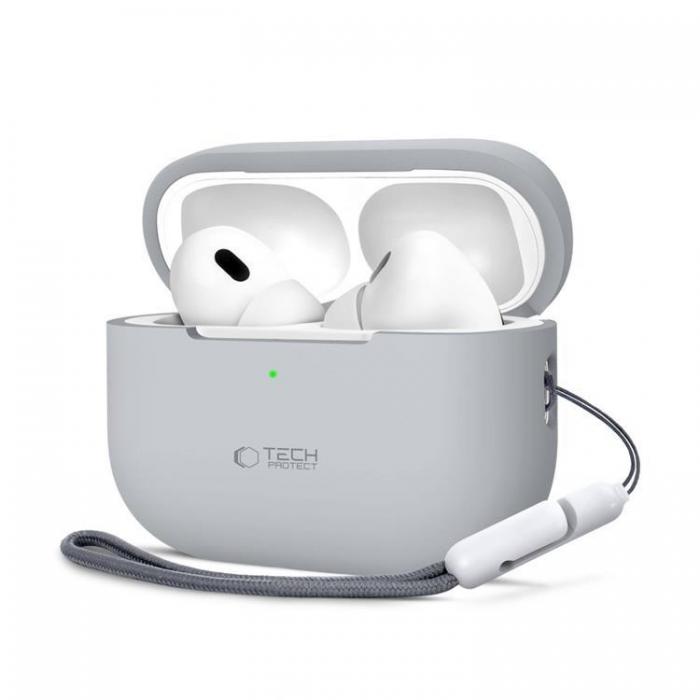 Tech-Protect - Tech-Protect Apple Airpods Pro 1/2 Skal Silikon - Crayon Gr