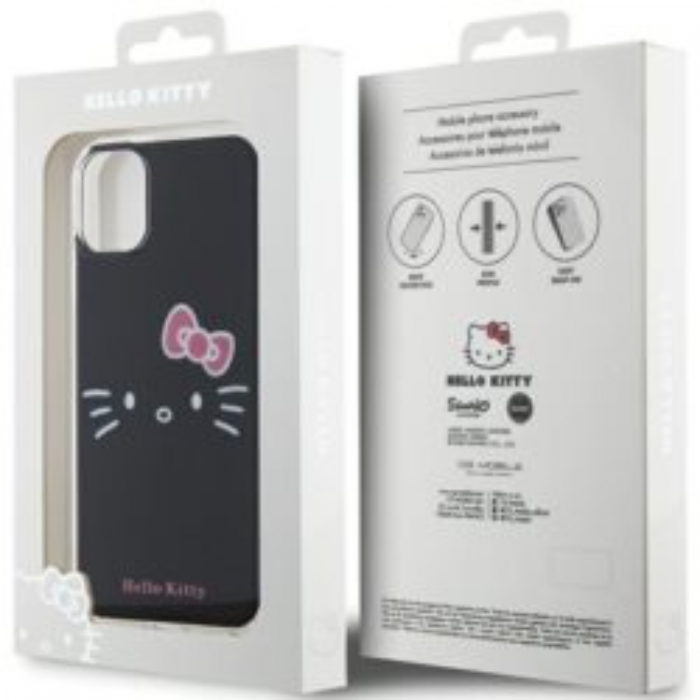 Hello Kitty - Hello Kitty iPhone 11/Xr Mobilskal Kitty Face - Svart