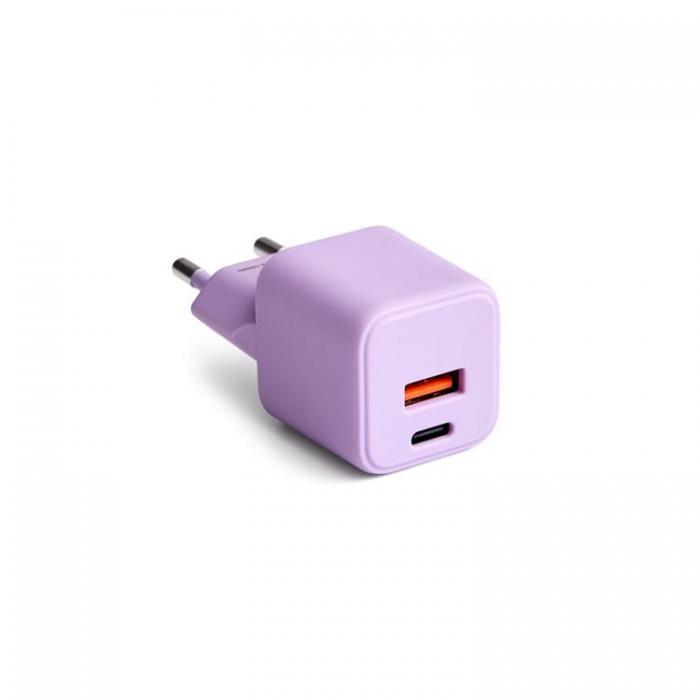 Colorum - Colorum Snabbladdare 30W 1xUSB-A 1xUSB-C - Lavendel