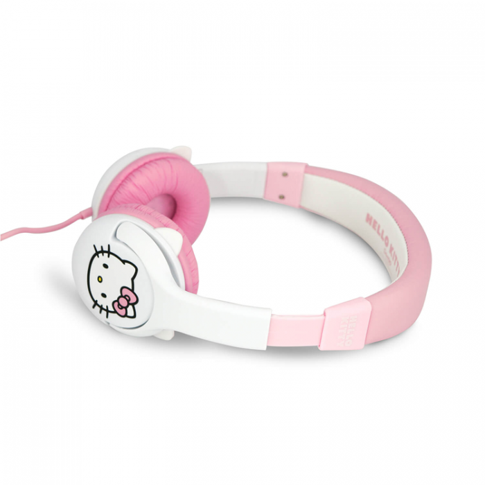 Hello Kitty - Hello Kitty On-Ear Hrlurar Med ron 85dB Trdbunden - Rosa