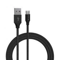 Devia - Devia USB Till USB-C 2m Kabel 2.1A Gracious EC308 - Svart