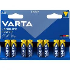 VARTA - Varta 8-st Alkaliskt Batteri R6 (AA) Longlife Power