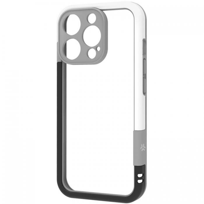 Celly - Celly iPhone 16 Pro Max Mobilskal Bumper - Svart/Vit