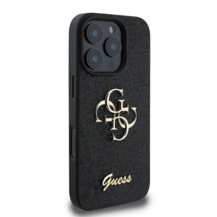 Guess - Guess iPhone 16 Pro Max Mobilskal Fixed Glitter Big 4G