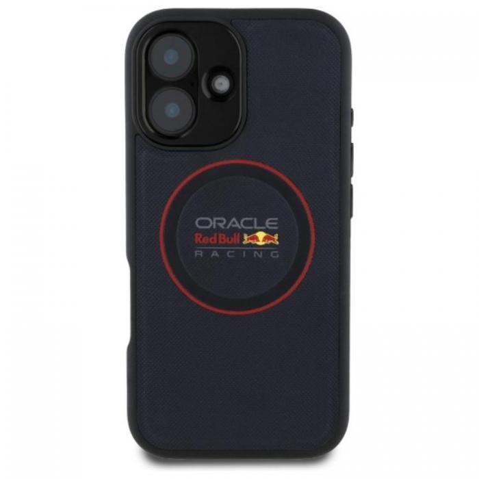 Red Bull - Red Bull iPhone 16 Mobilskal MagSafe Lder Red Ring - Navy