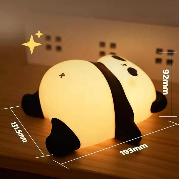 A-One Brand - LED Touch Nattlampa Sleeping Panda Art Deco