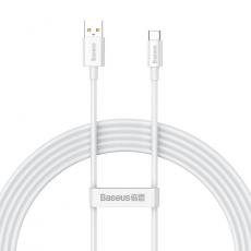 BASEUS - Baseus USB Till USB-C 100W 2m Kabel Superior Moon - Vit