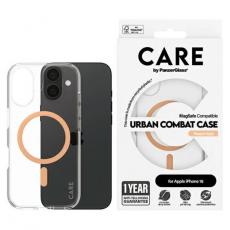 PanzerGlass - CARE By PanzerGlass iPhone 16 Mobilskal MagSafe - Peachy