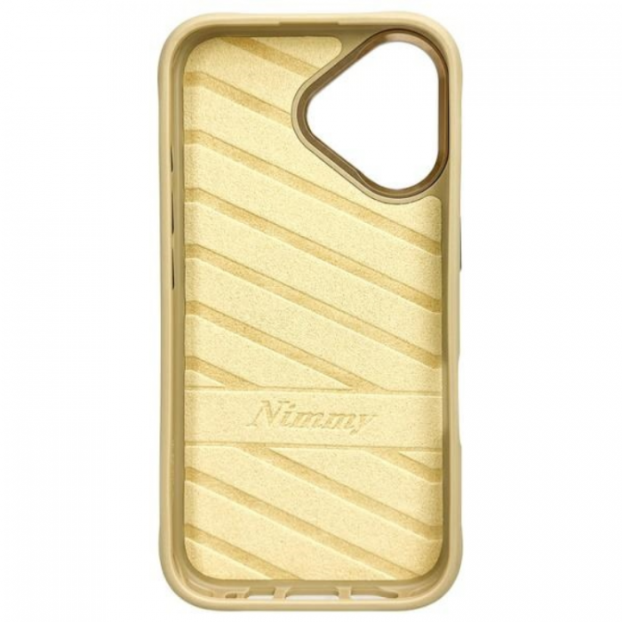 NIMMY - Nimmy iPhone 16 Mobilskal Cool & Cute 2.0 Cat - Khaki