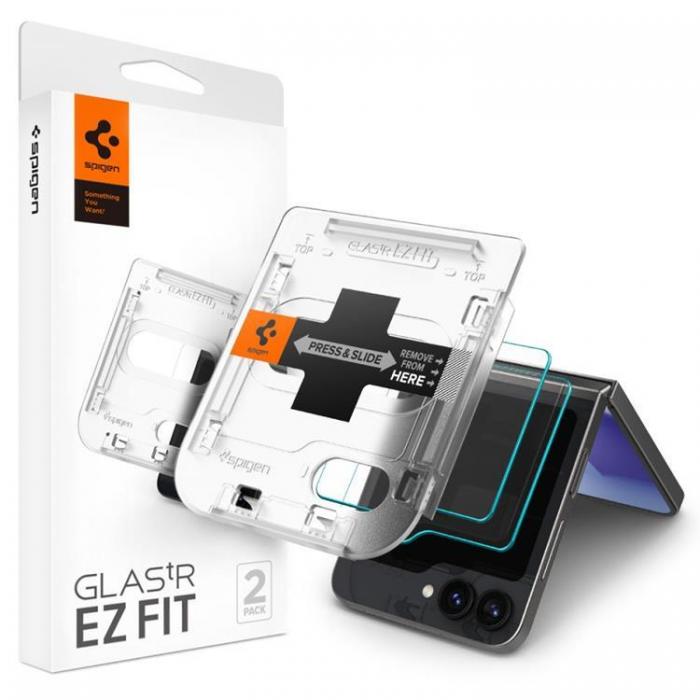 Spigen - Spigen [2-Pack] Galaxy Z Flip 6 Hrdat Glas Skrmskydd 