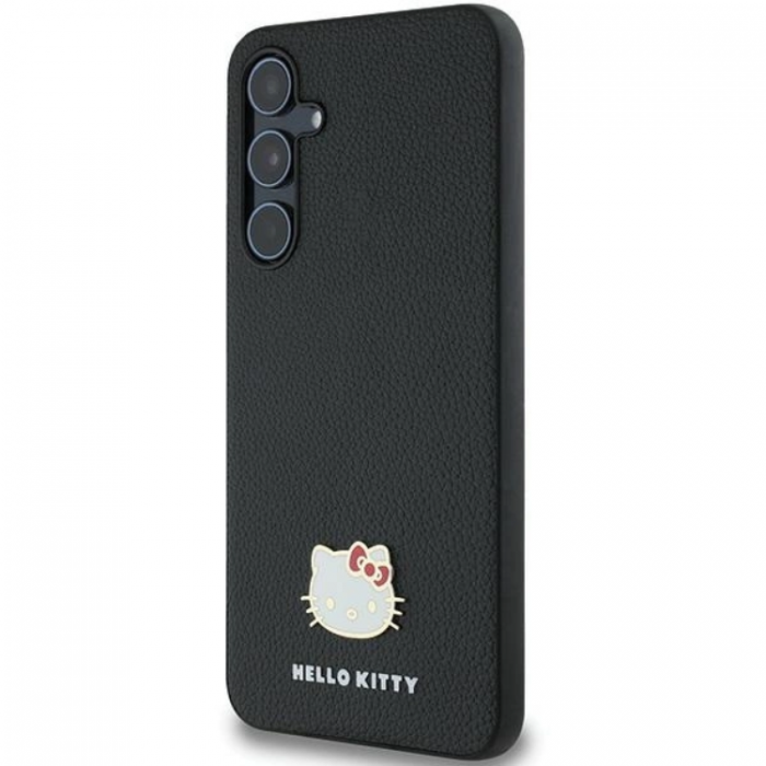 Hello Kitty - Hello Kitty Galaxy A55 5G Mobilskal Metal Logo Kitty Head