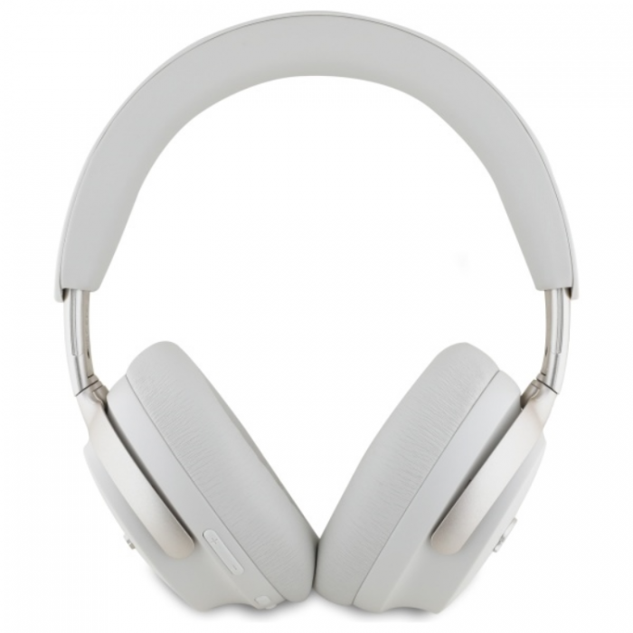 Guess - Guess Bluetooth On-Ear ANC Hrlurar Metal Script Logo - Beige