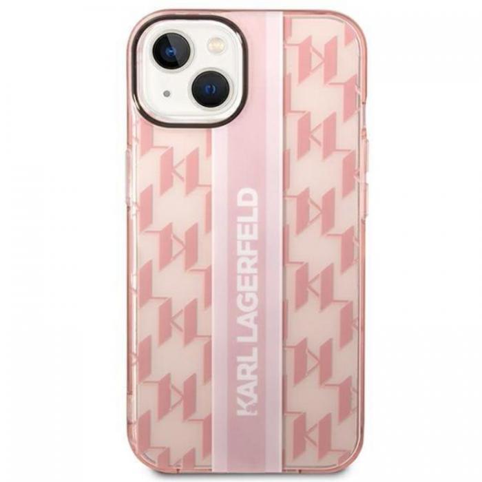 KARL LAGERFELD - Karl Lagerfeld iPhone 14 Plus Skal Mono Vertical Stripe - Rosa