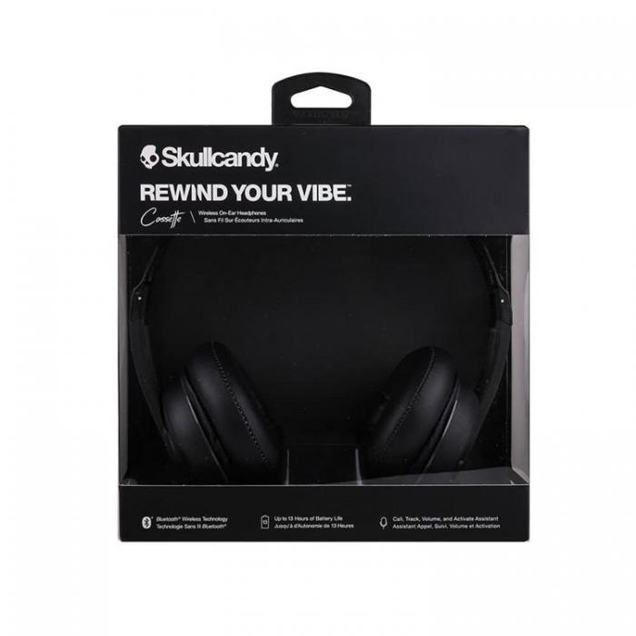 Skullcandy - SKULLCANDY Hrlurar On-Ear Trdls Cassette - Svart