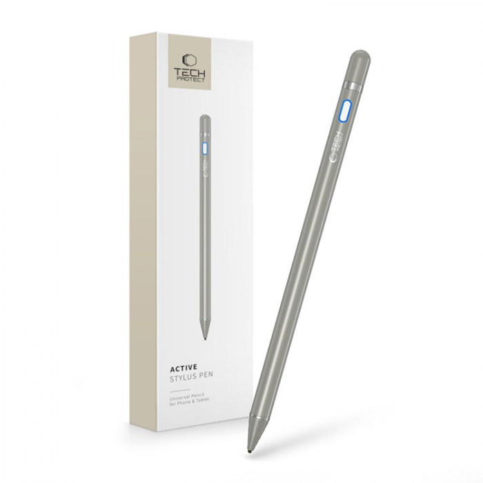 Tech-Protect - Tech Protect Active Stylus Penna - Titanium