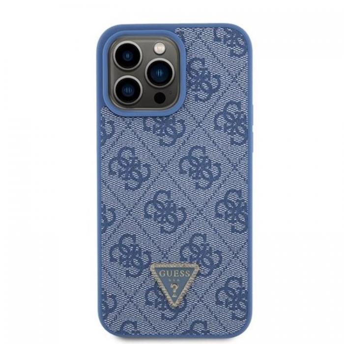 Guess - Guess iPhone 15 Pro Max Mobilskal Triangle Strass - Bl