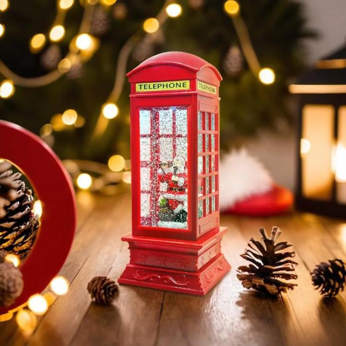 Forever Light - Forever Light Christmas Snow Globe Lykta PHONE BOX FLX-2