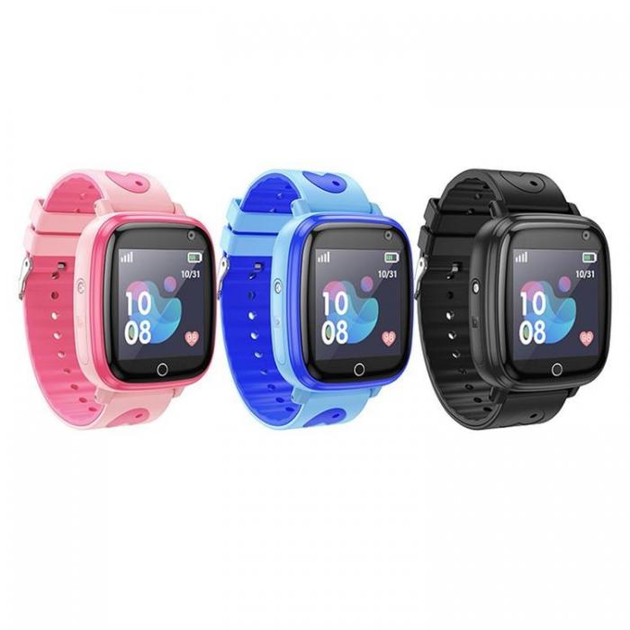 Hoco - Hoco Smartwatch fr Barn 2G Y100 - Rosa