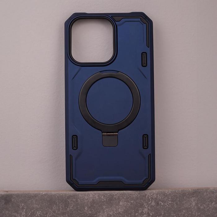 OEM - iPhone 12 Pro Max Skal Defender Mag Ring Marinbl