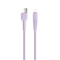 Setty - Setty USB Till Lightning 1.5m Kabel 2.1A KSA-L-1.529 - Lila