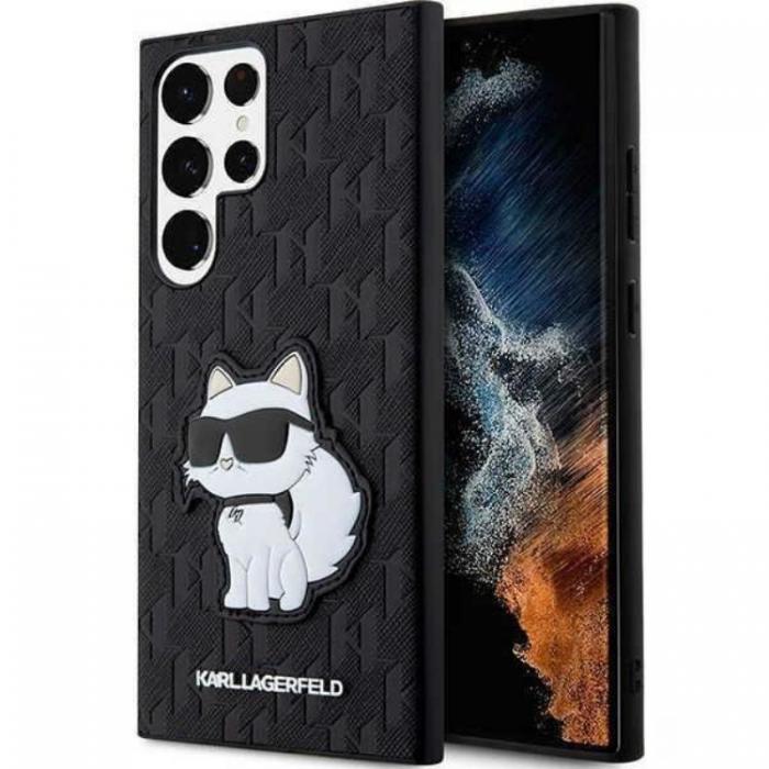 KARL LAGERFELD - Karl Lagerfeld Galaxy S23 Ultra Skal Saffiano Monogram Choupette - Svart