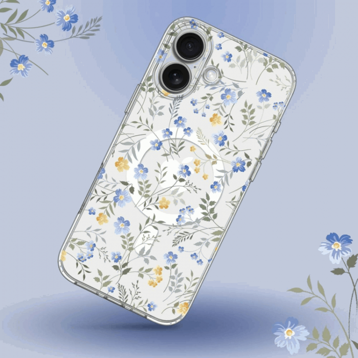 Tech-Protect - Tech-Protect iPhone 16e Mobilskal Magsafe Flexair - Spring Flowers