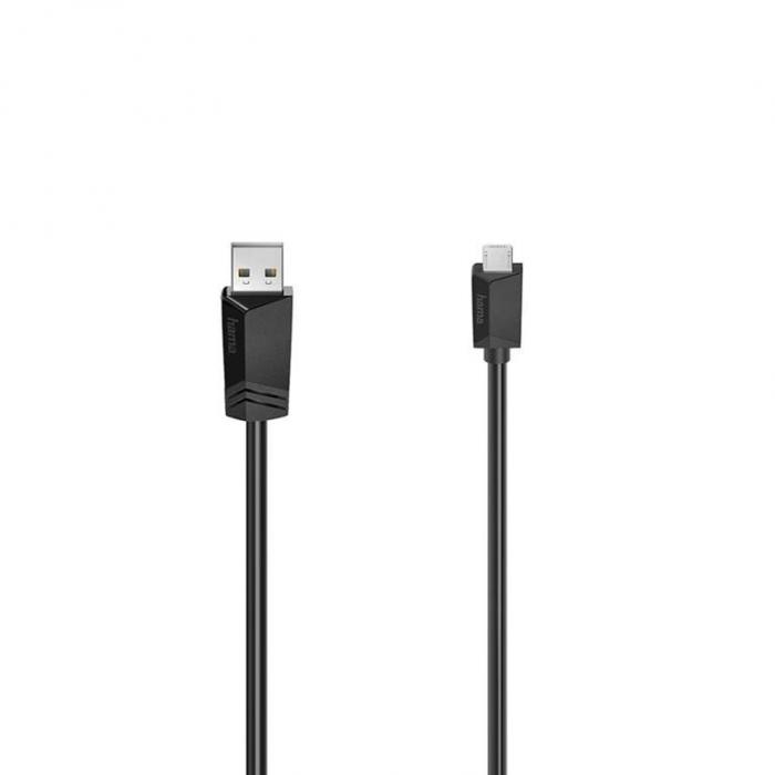 Hama - Hama Kabel Micro-USB 2.0 480 Mbit/s 1.5m - Svart