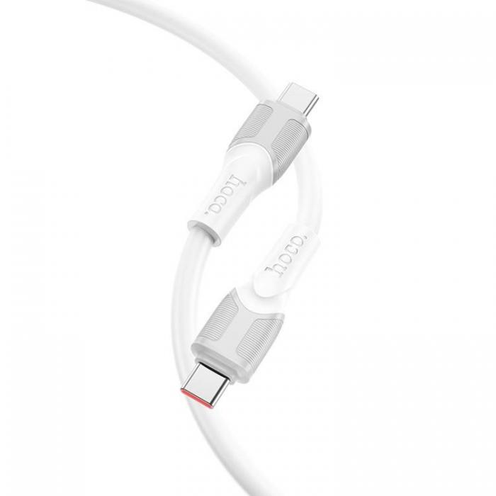 Hoco - Hoco USB-C till USB-C 240W 3m Kabel X106 - Vit