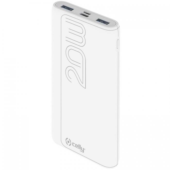 Celly - Celly PowerBank PD 20W 10.000 mAh - Vit