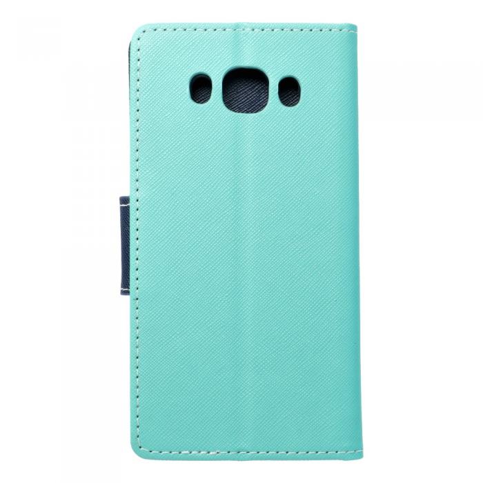 OEM - Fancy Plnboksfodral till Samsung Galaxy J5 2016 mint/navy