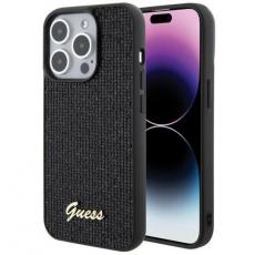 Guess - Guess iPhone 15 Pro Mobilskal Disco Metal Script - Svart