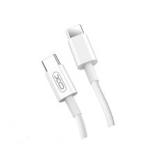 XO - XO USB-C till USB-C kabel 1m - Vit