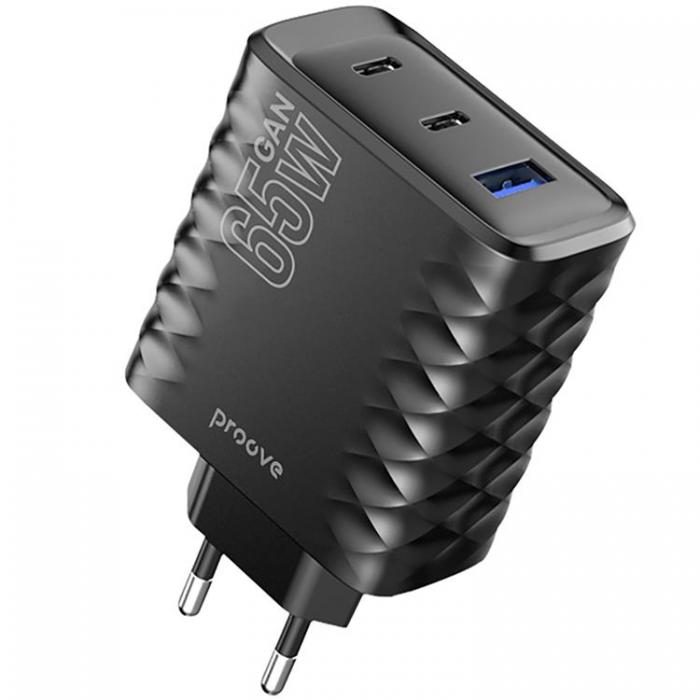 Proove - Proove Snabbladdare 65W Speed Surge Gan - Svart