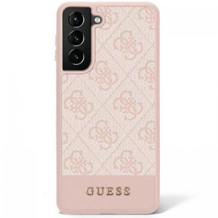 Guess - Guess Galaxy S23 Ultra Skal Stripe Collection - Rosa