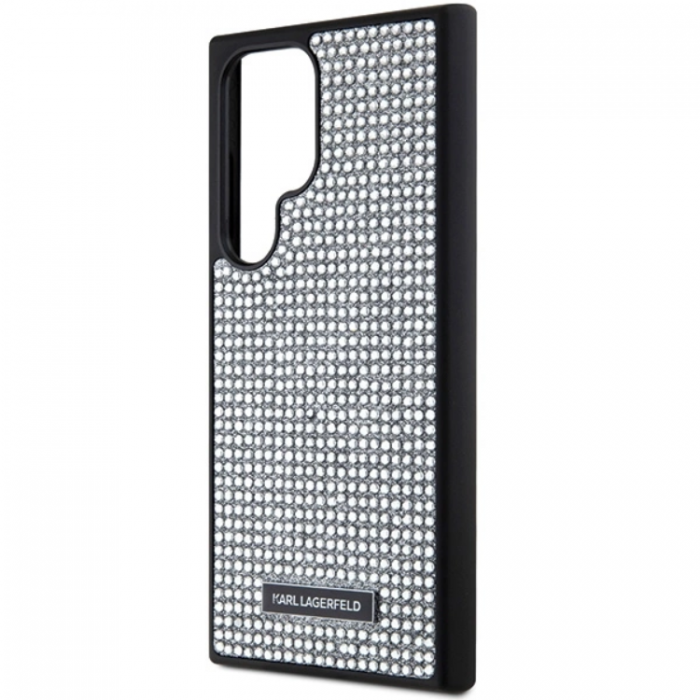 KARL LAGERFELD - KARL LAGERFELD Galaxy S24 Ultra Mobilskal Rhinestone Logo