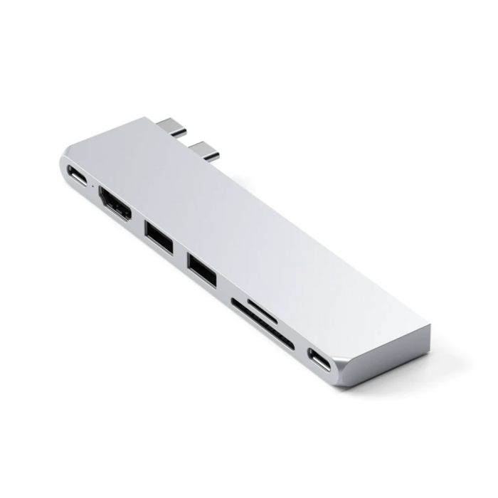 Satechi - Satechi USB-C Pro Hub Slim - Silver