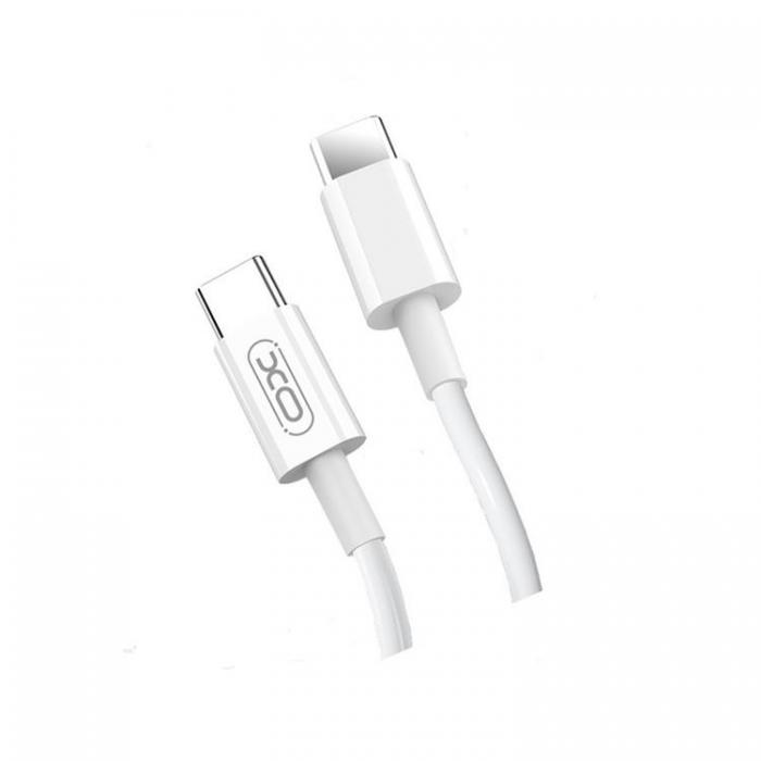 XO - XO USB-C till USB-C kabel 1m - Vit